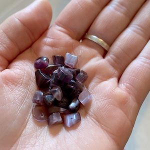 Semi precious Amethyst stone beads